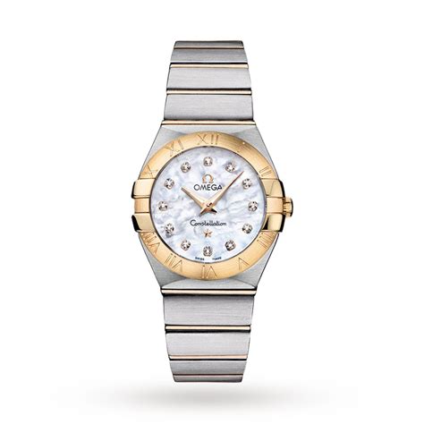 omega constellation quartz 27mm price|Omega Constellation price guide.